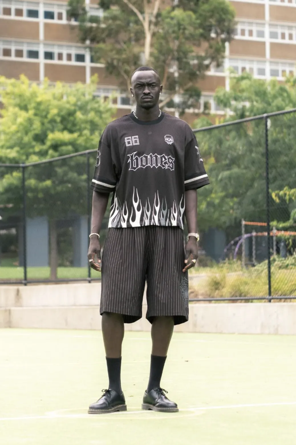 BILLY BONES CLUB FC BURNER JERSEY - MESH BLACK