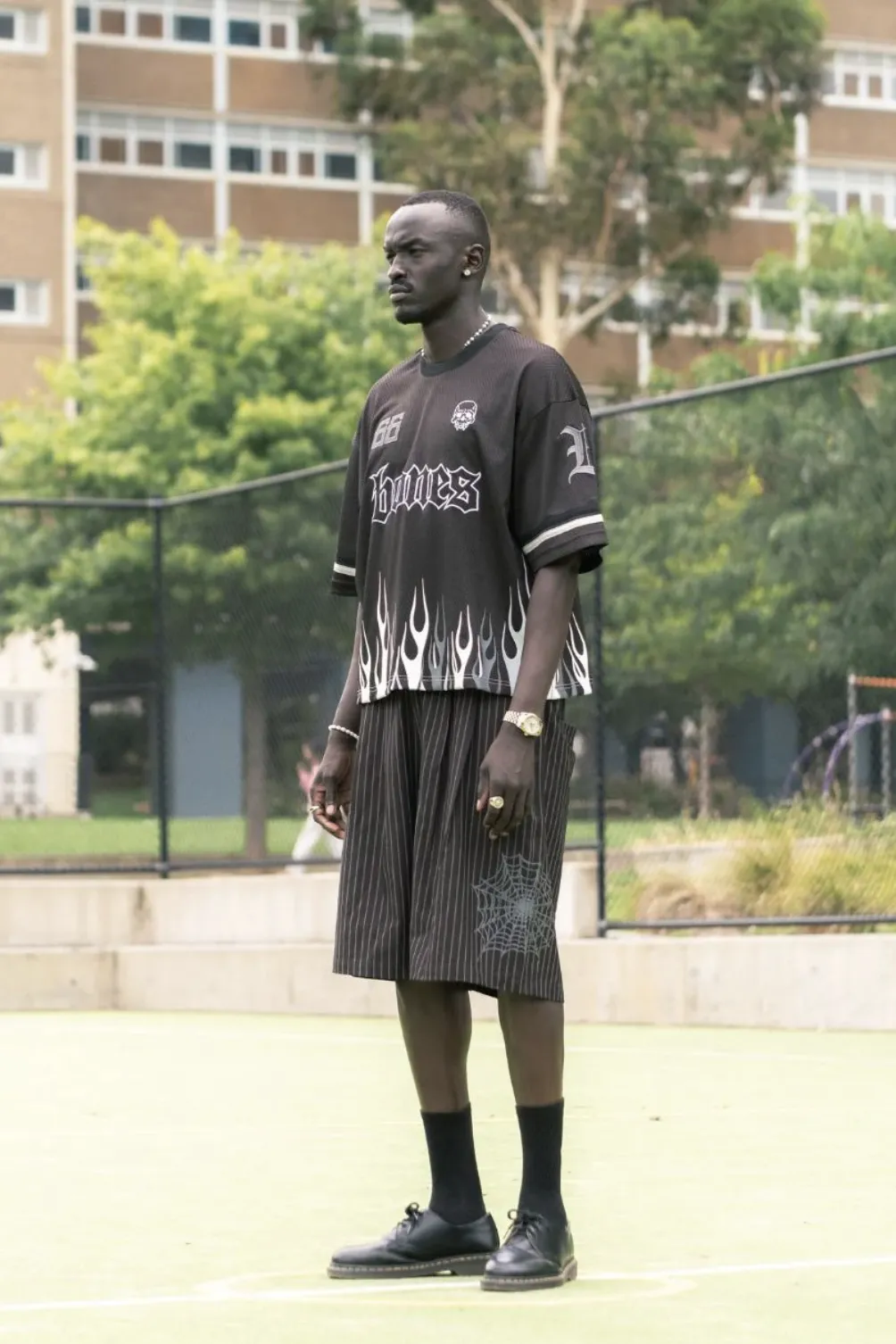 BILLY BONES CLUB FC BURNER JERSEY - MESH BLACK