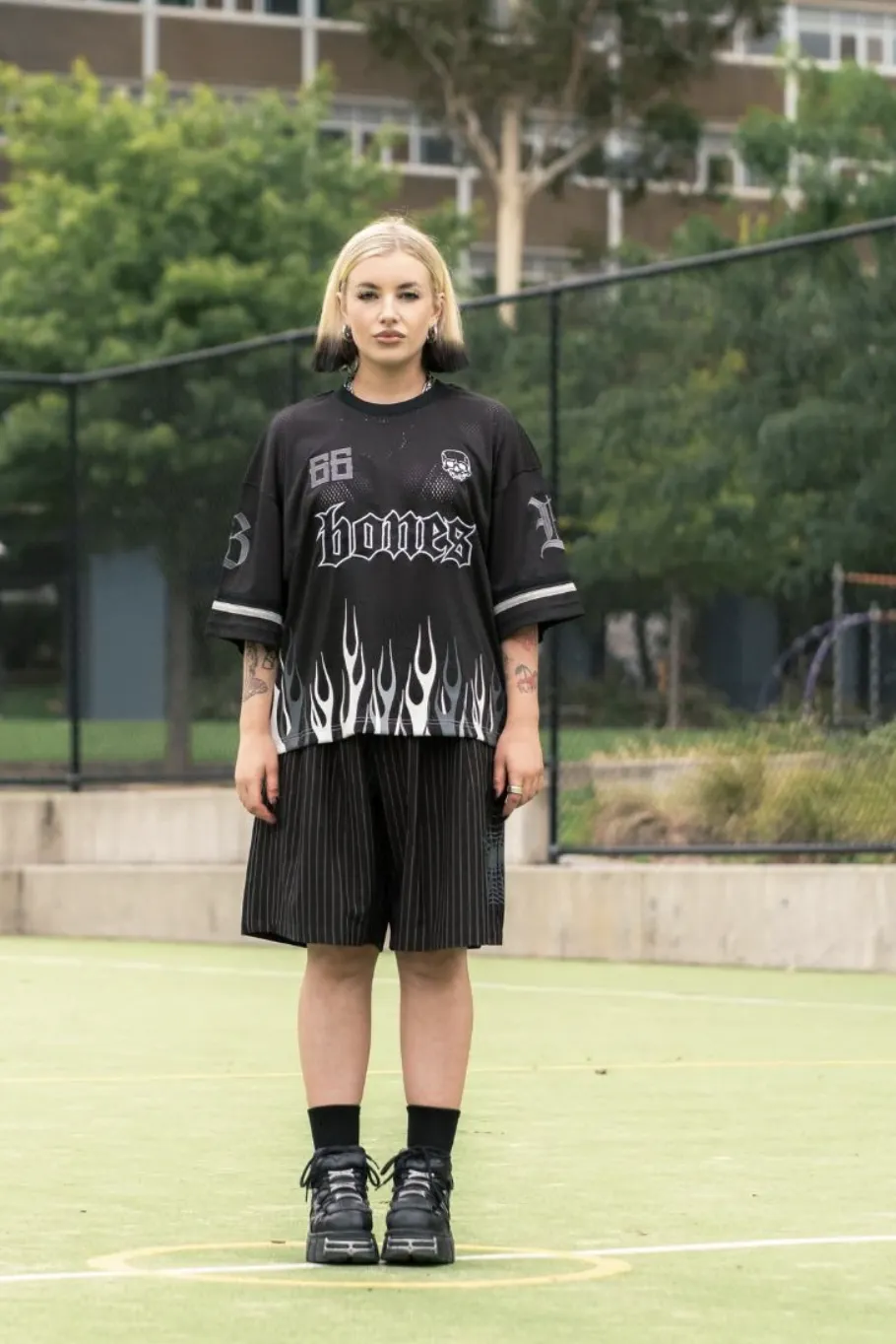 BILLY BONES CLUB FC BURNER JERSEY - MESH BLACK