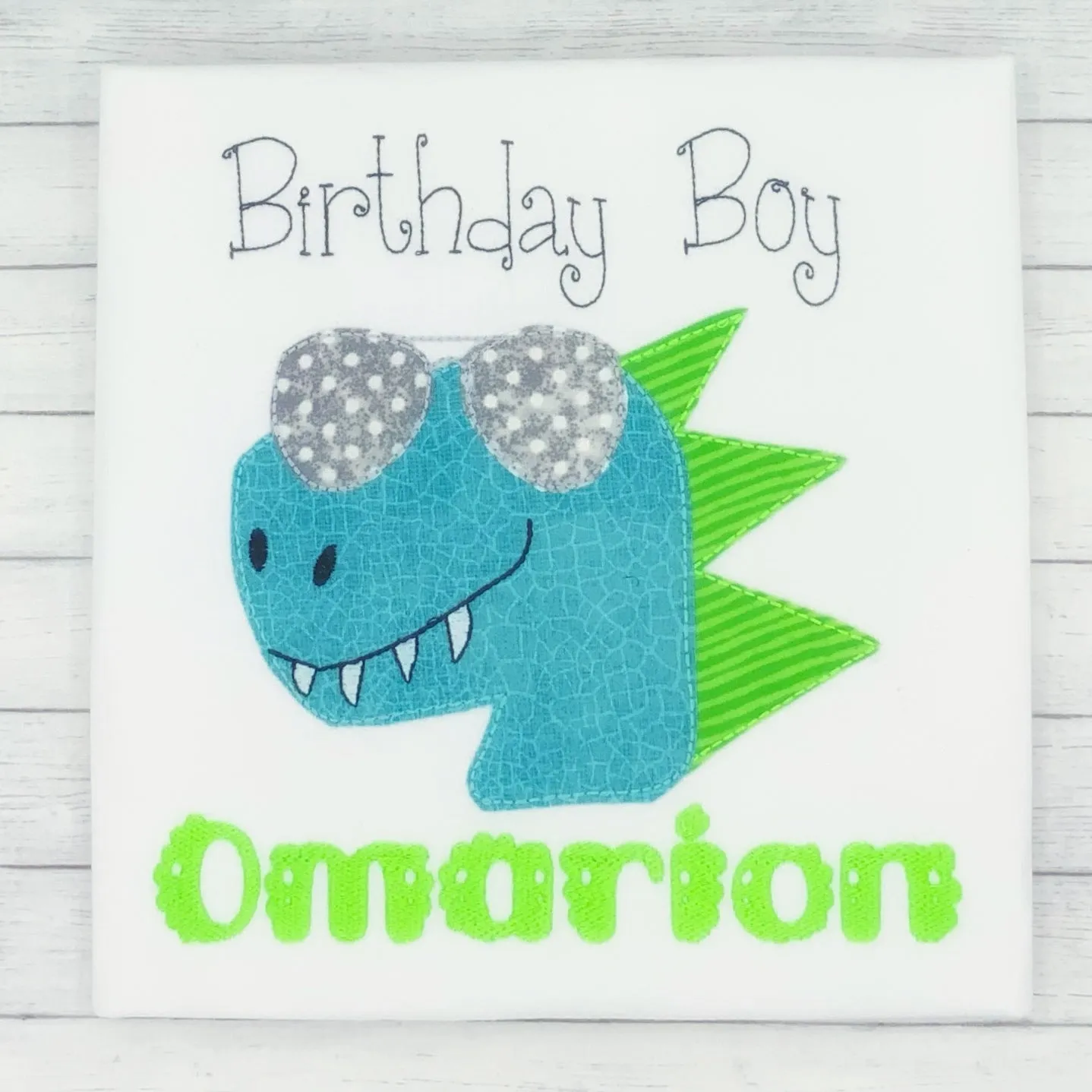 Birthday Boy Dino Boys Birthday Shirt