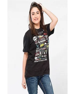 Black Friends Printed T-Shirt For Women