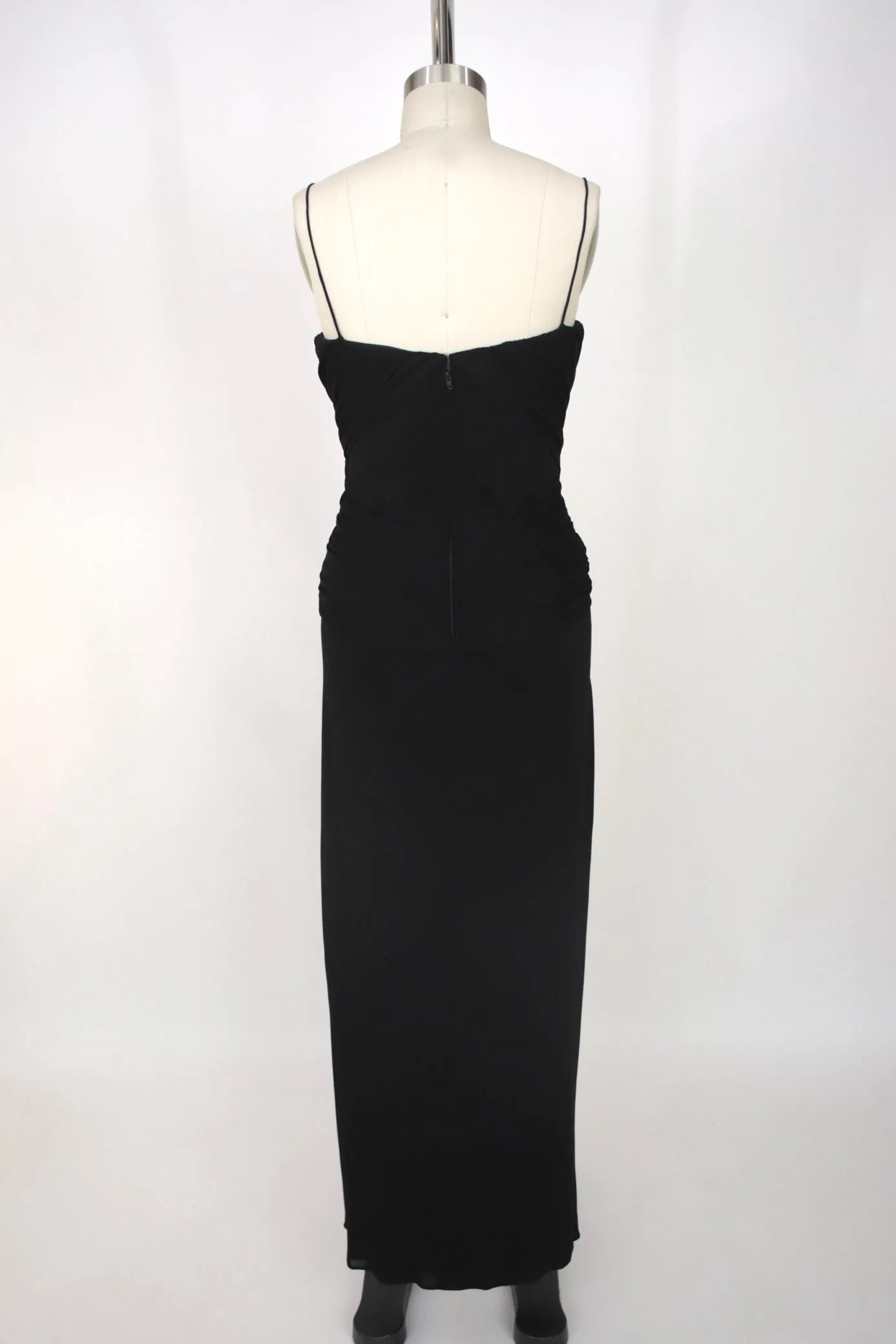 Bob Mackie Crepe & Moire Gown Set