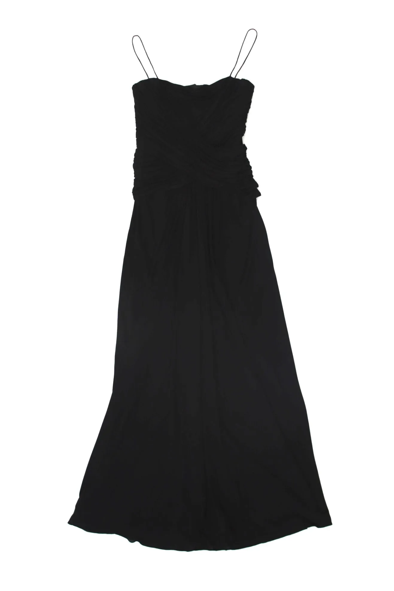 Bob Mackie Crepe & Moire Gown Set