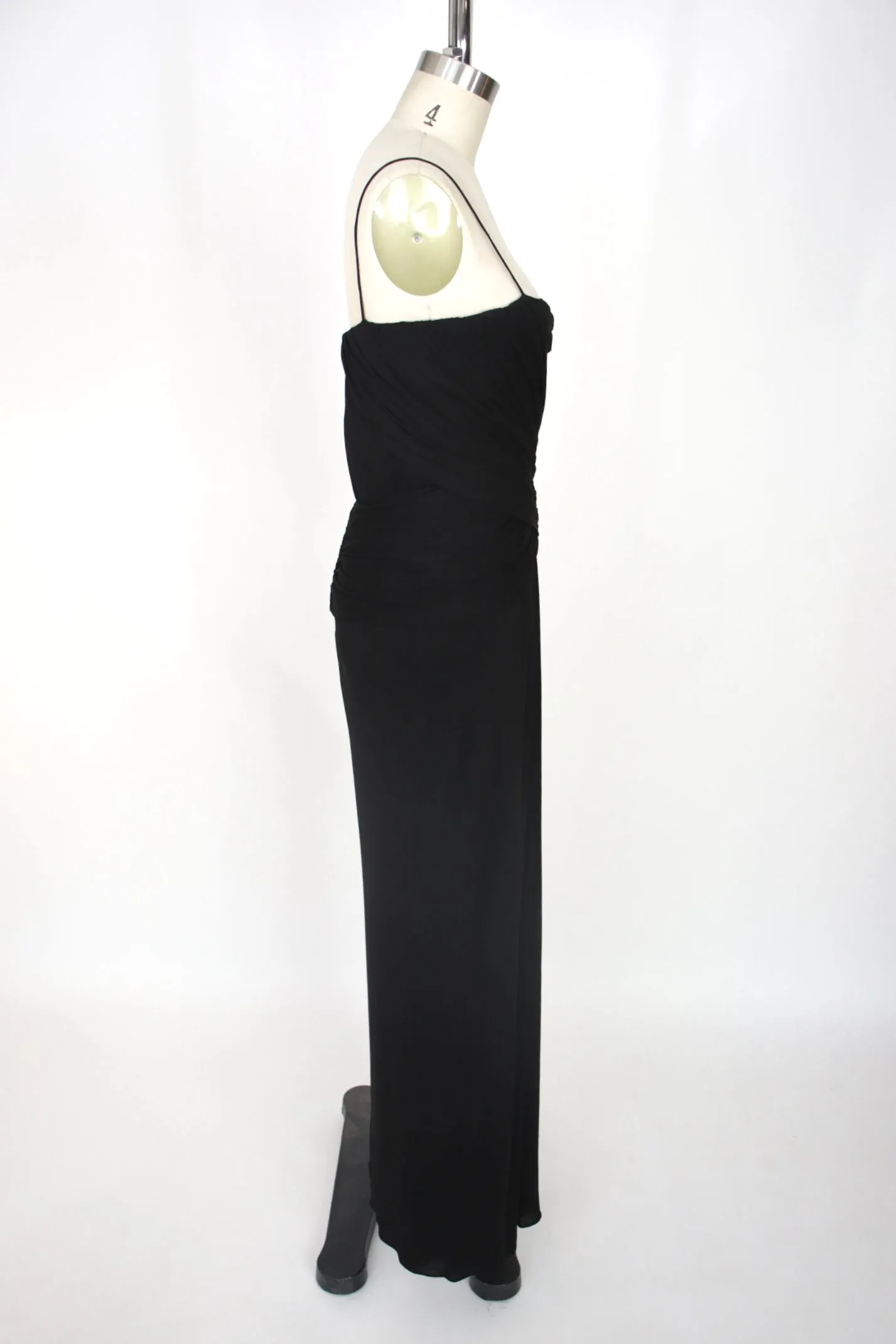 Bob Mackie Crepe & Moire Gown Set