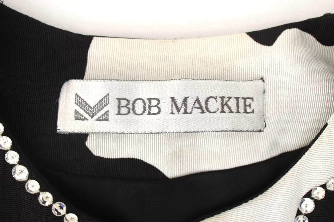 Bob Mackie Crepe & Moire Gown Set