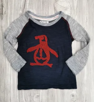 BOY SIZE 2 YEARS - ORIGINAL PENGUIN BY MUNSINGWEAR, Long sleeve, Graphic T-shirt EUC B31