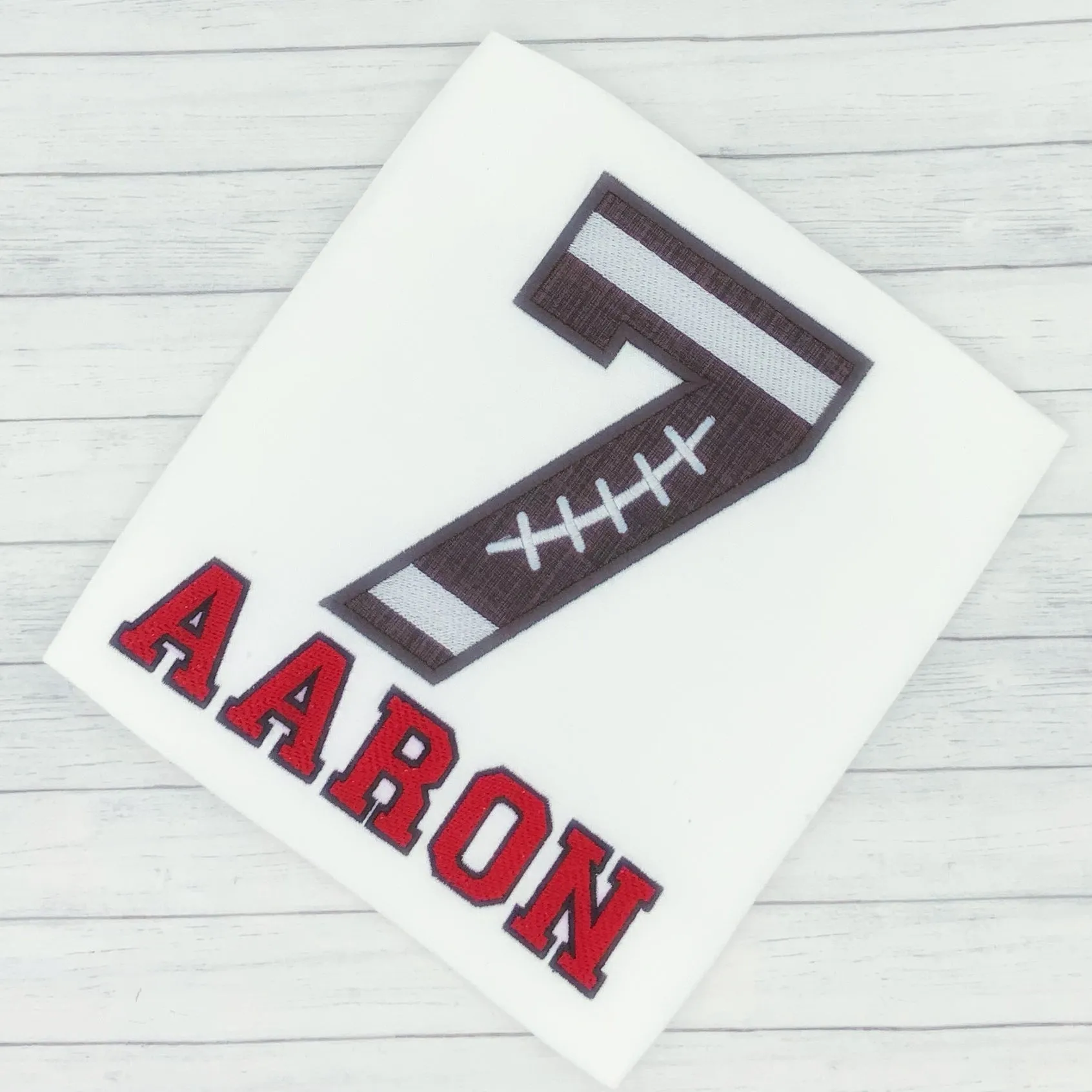 Boys Birthday Football Shirt (age 1-9)