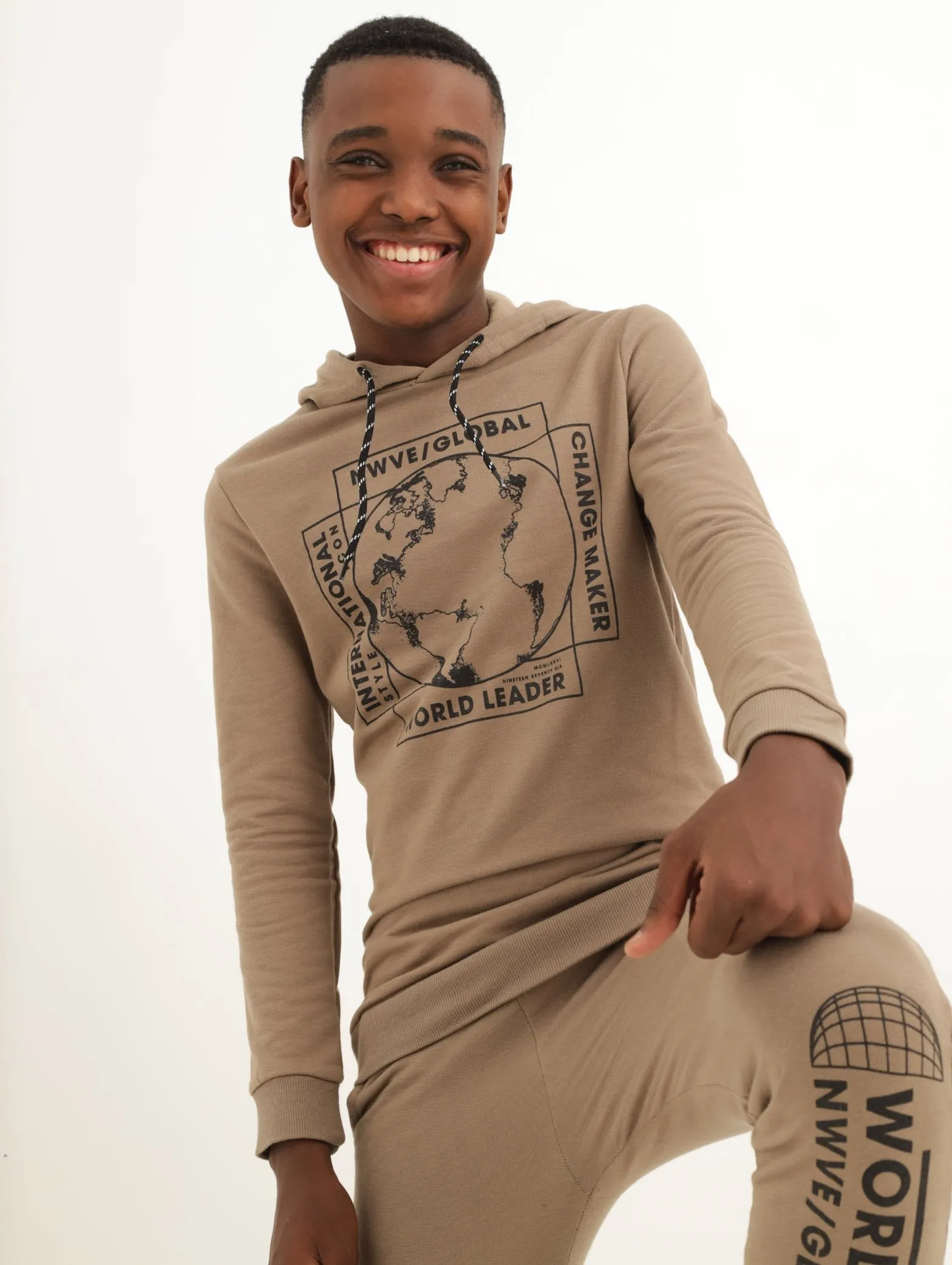 Boys Hoody - Light Brown