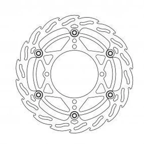 BRAKE DISC FRONT MOTO MASTER FLAME OVERSIZED 270MM KAWASAKI KX125 KX250 06-08 KX250F KX450F 06-14