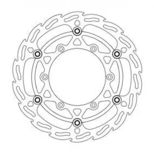 BRAKE DISC FRONT MOTO MASTER FLAME OVERSIZED 270MM YAMAHA YZ125 YZ250 08-21 YZ250F 07-20 YZ450F