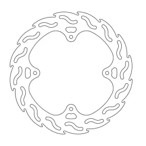 BRAKE DISC REAR MOTO MASTER FLAME HONDA CR125R CR250R 02-07 CRF250R 04-20 CRF250X 04-17 CRF450R