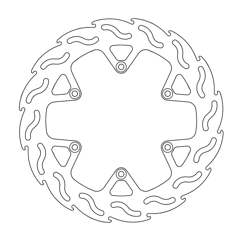 BRAKE DISC REAR MOTO MASTER FLAME KTM 690 ENDURO 690 SUPERMOTO R08-10 690 ENDURO R 09-13