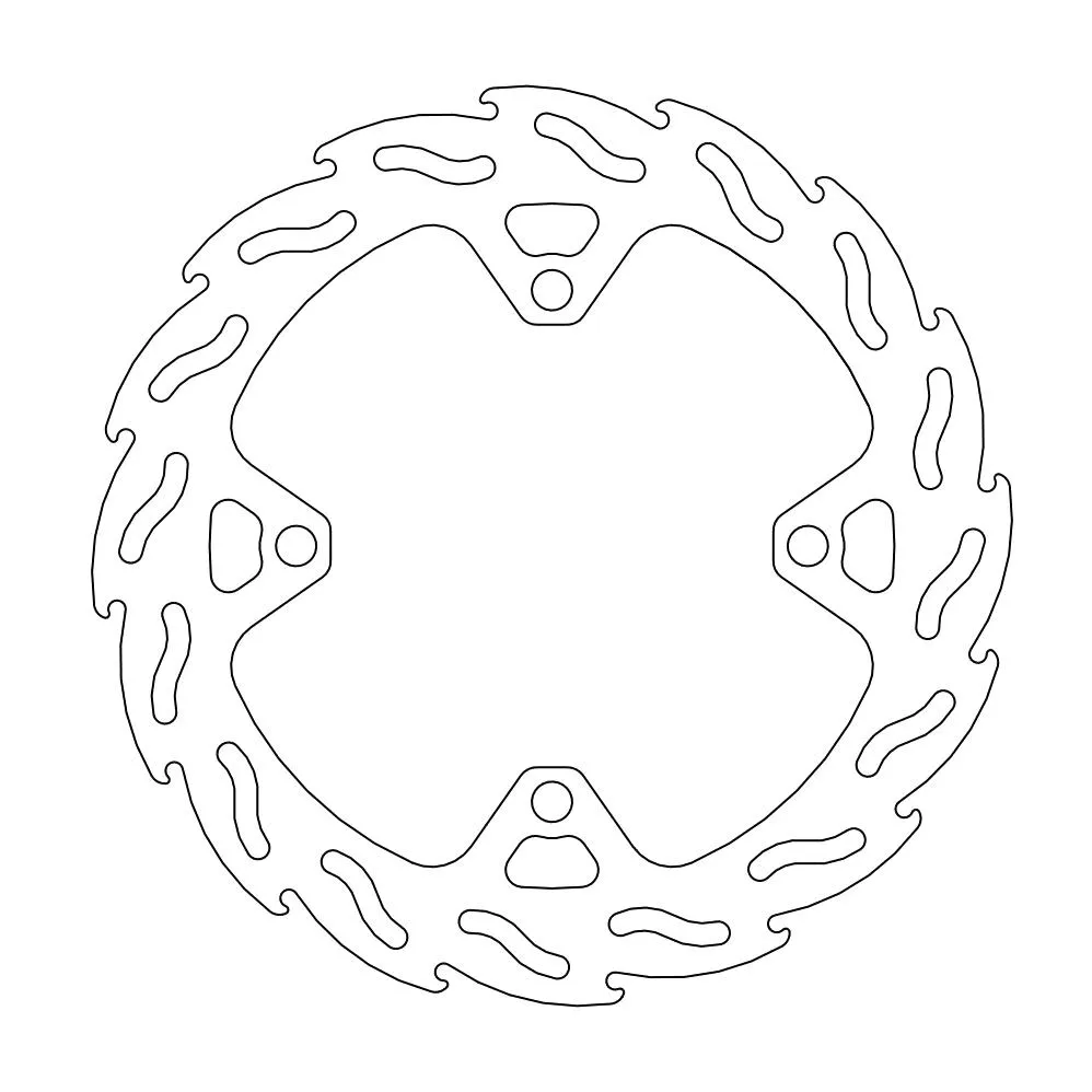 BRAKE ROTOR MOTO MASTER FLAME REAR