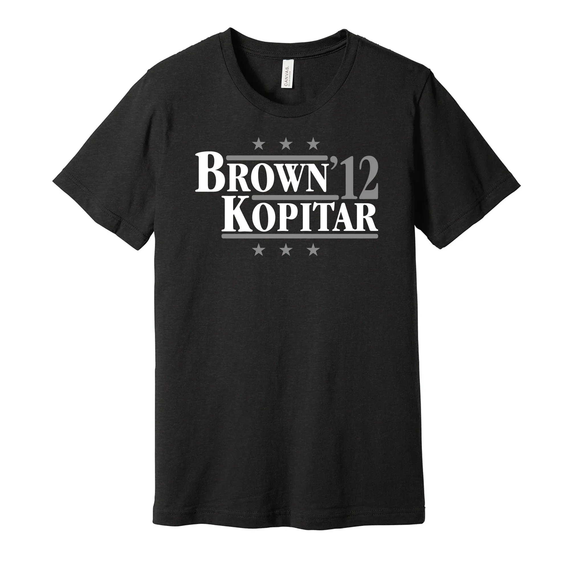 Brown & Kopitar '12 - Los Angeles California Legends Political Campaign Parody T-Shirt - Hyper Than Hype Shirts