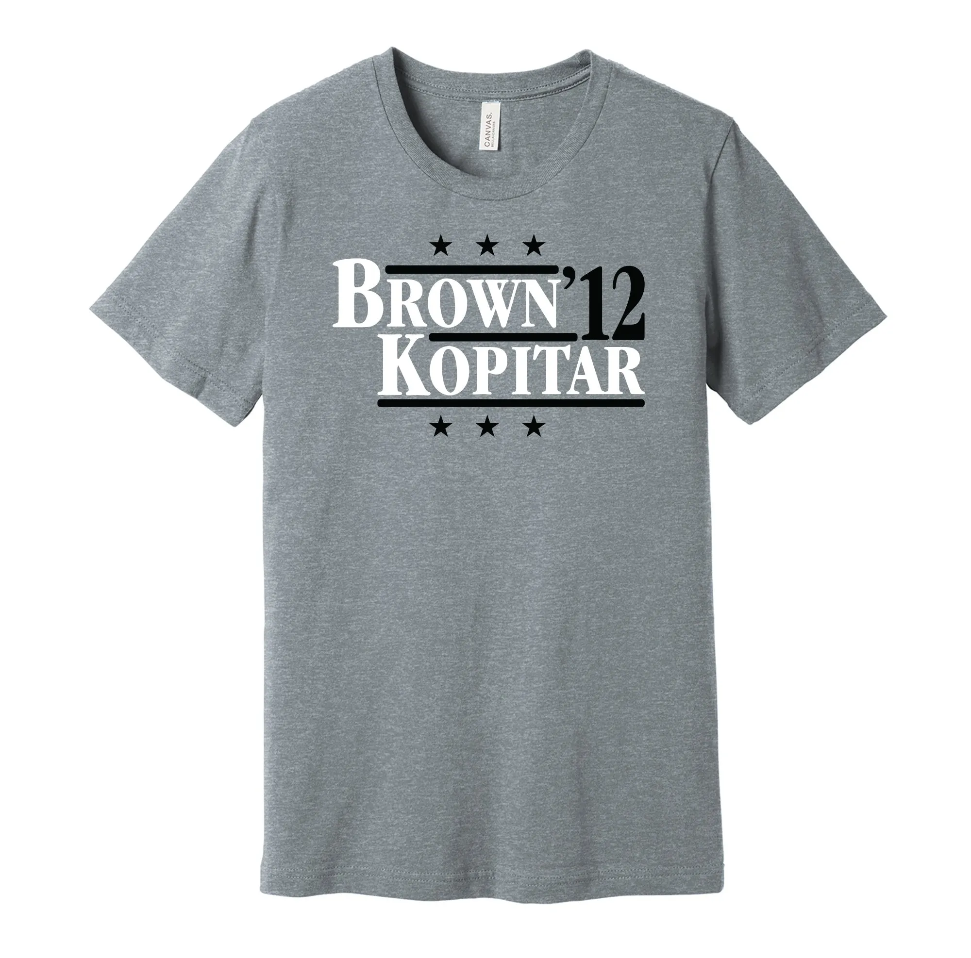 Brown & Kopitar '12 - Los Angeles California Legends Political Campaign Parody T-Shirt - Hyper Than Hype Shirts