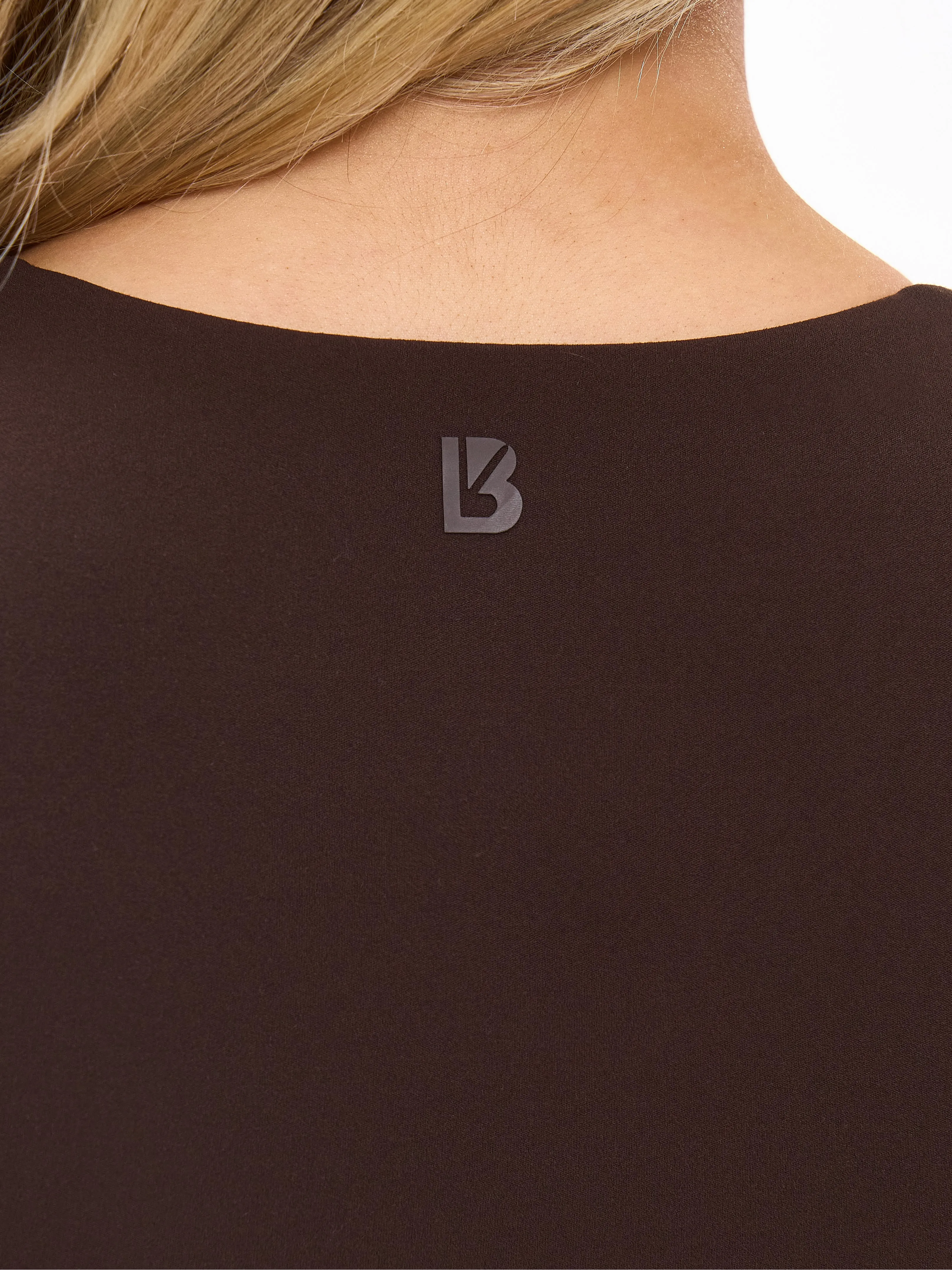Butter Square Neck Crop - Cold Brew