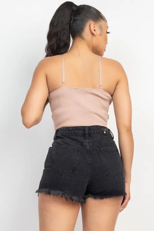 BUTTON SWEATER TOP