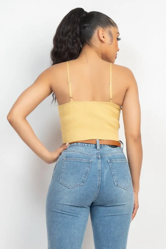 BUTTON SWEATER TOP
