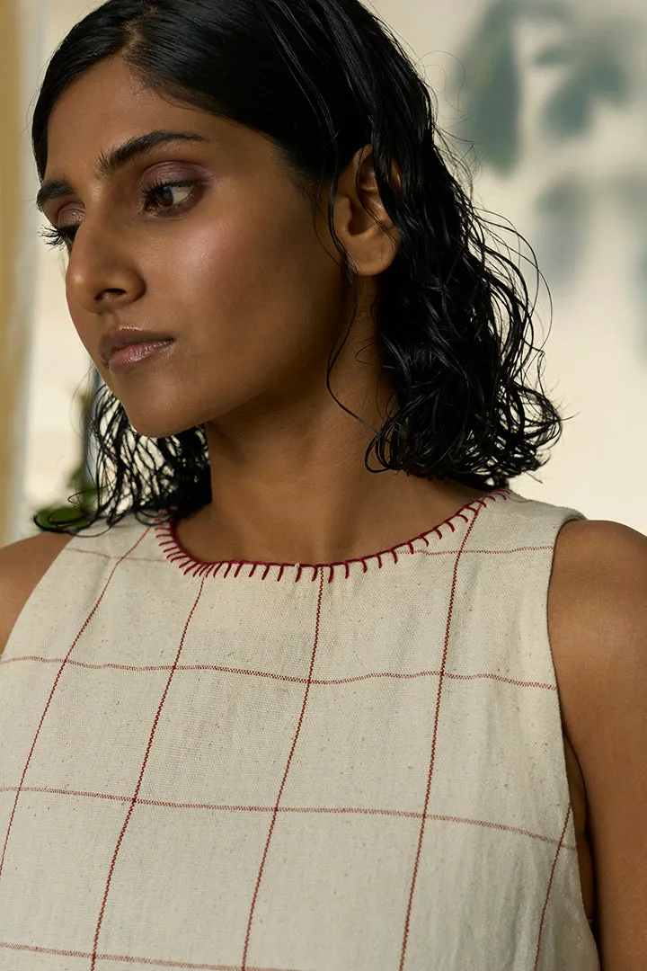 Candy Cane Kala Cotton Sleeveless Dress