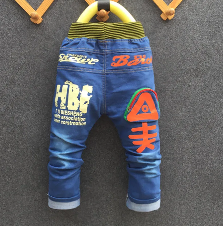 cartoon fashion character children kid baby boy girl jeans pants