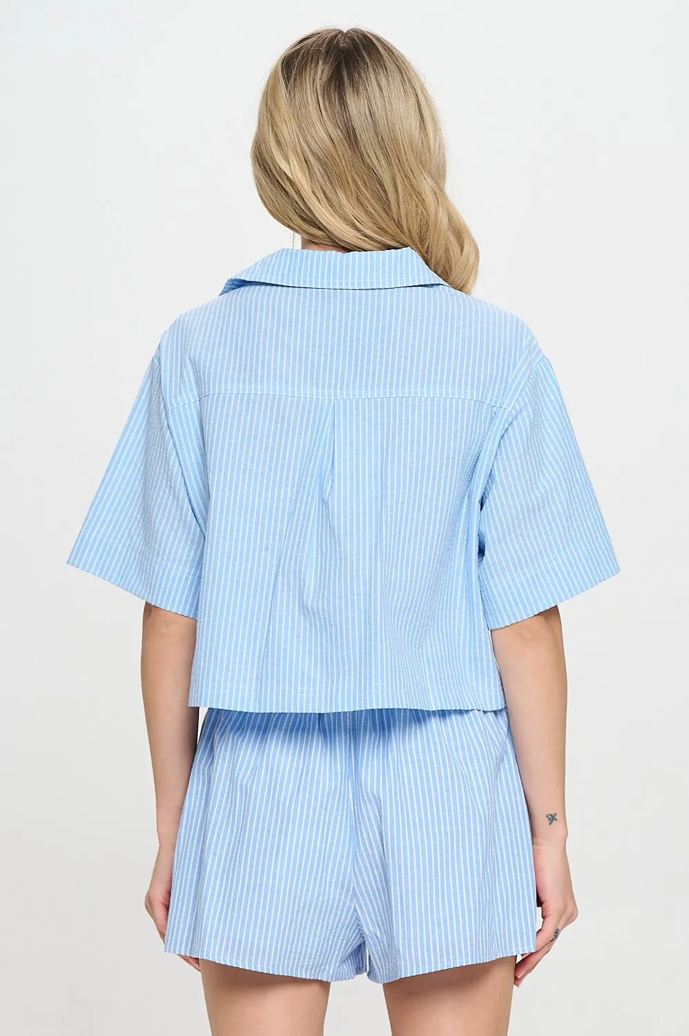Cerulean Stripe Set