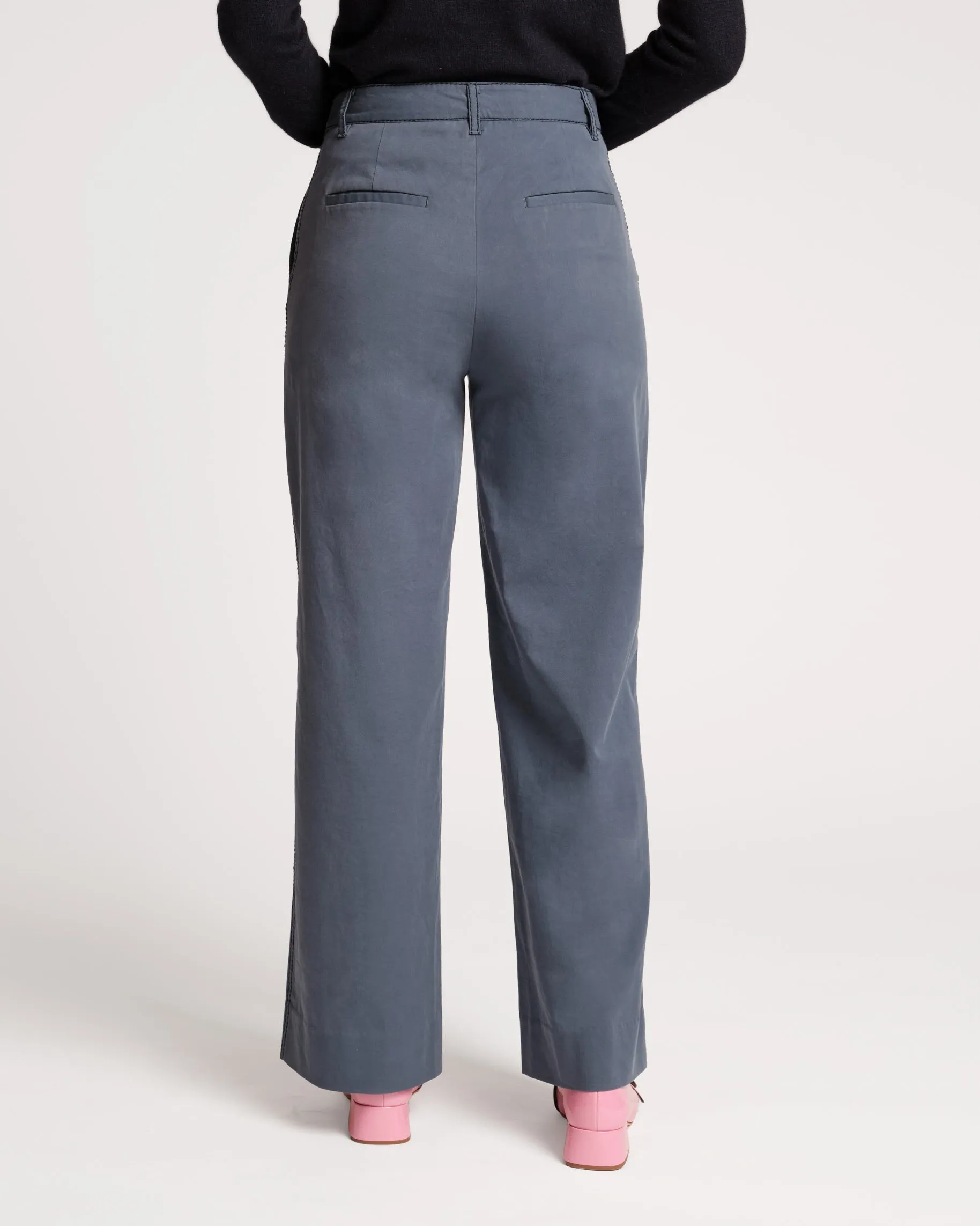 Charlotte Pant Cotton - Navy