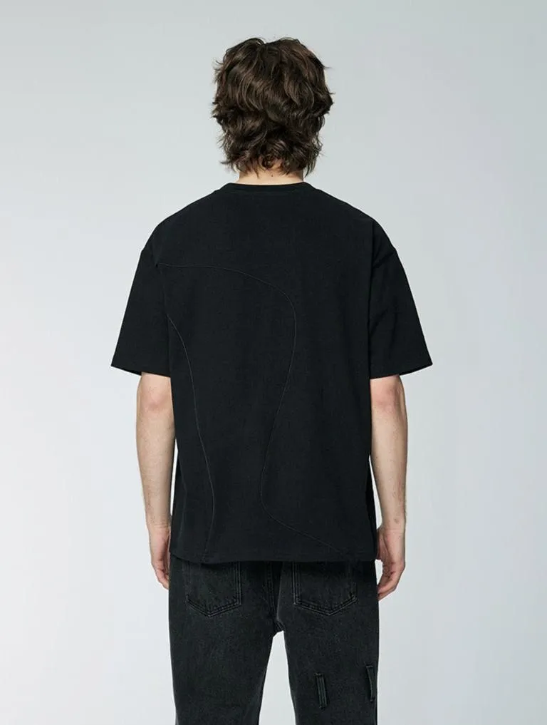 Chuanmai - Heavy Oversized Tee - Black