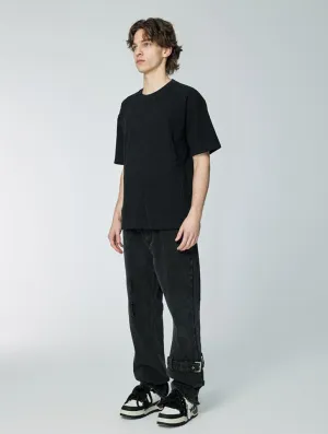 Chuanmai - Heavy Oversized Tee - Black