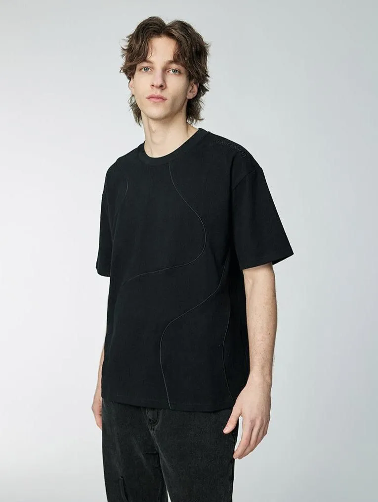 Chuanmai - Heavy Oversized Tee - Black