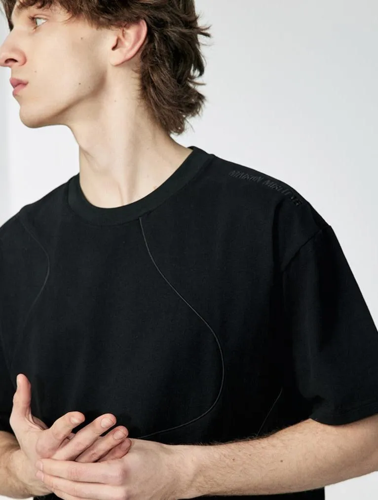 Chuanmai - Heavy Oversized Tee - Black