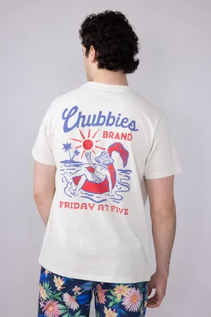 Chubbies Pass Me Another T-Shirt for Men in Off White | 502251-08