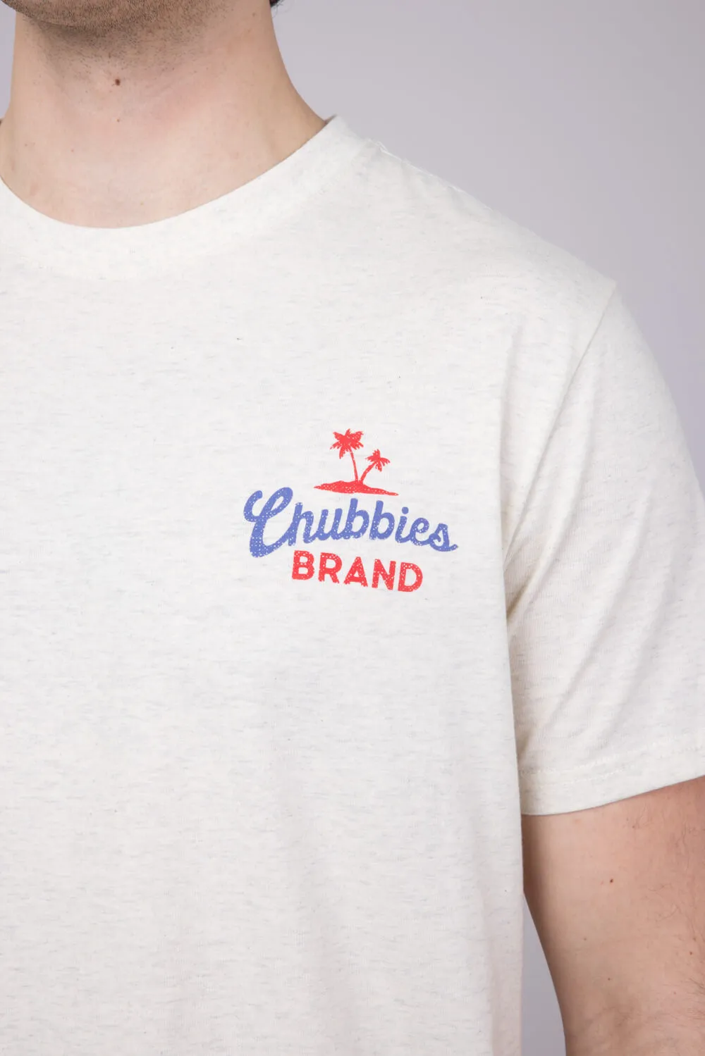 Chubbies Pass Me Another T-Shirt for Men in Off White | 502251-08