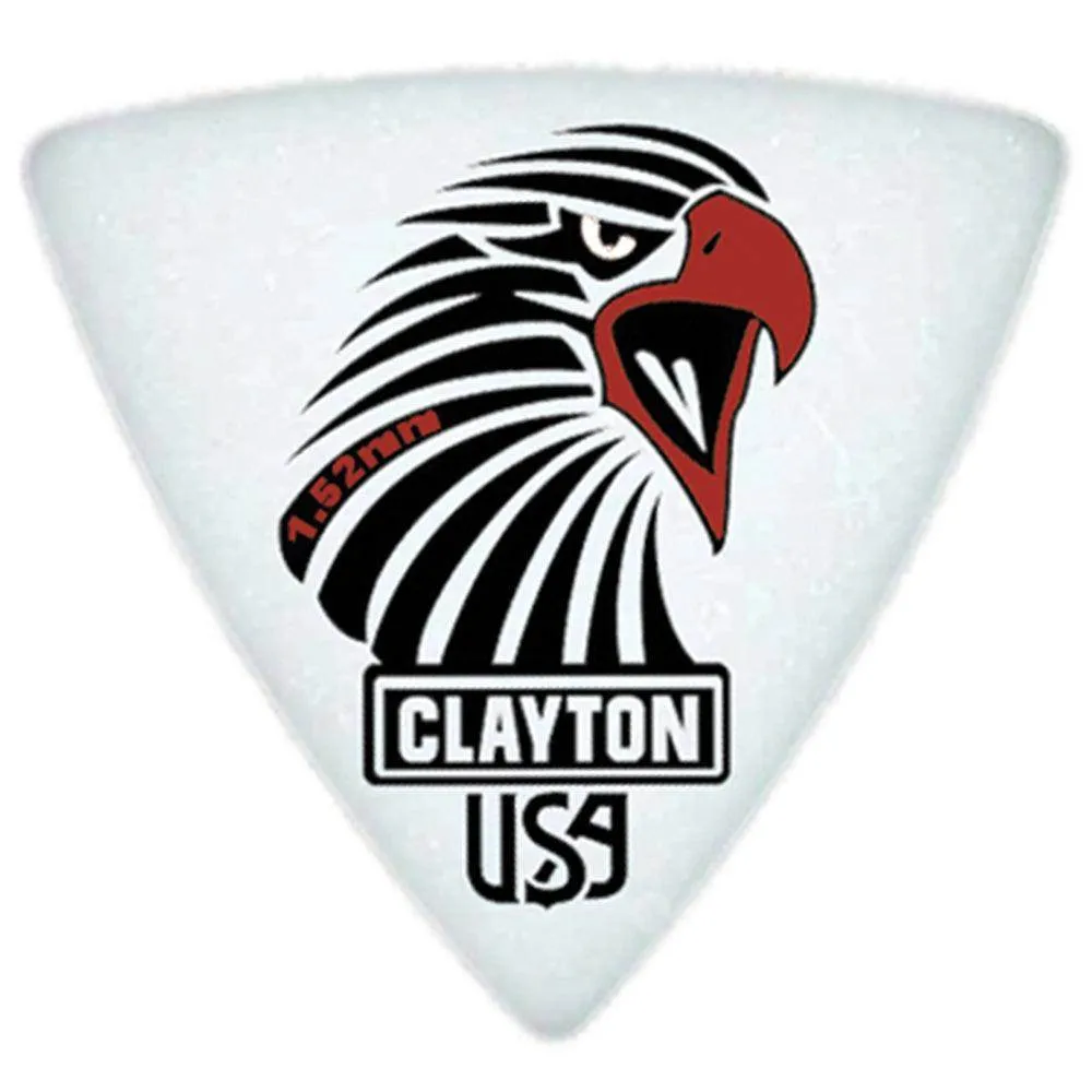 Clayton Acetal Sharp Rounded Triangle 1.52mm (12 Pack)