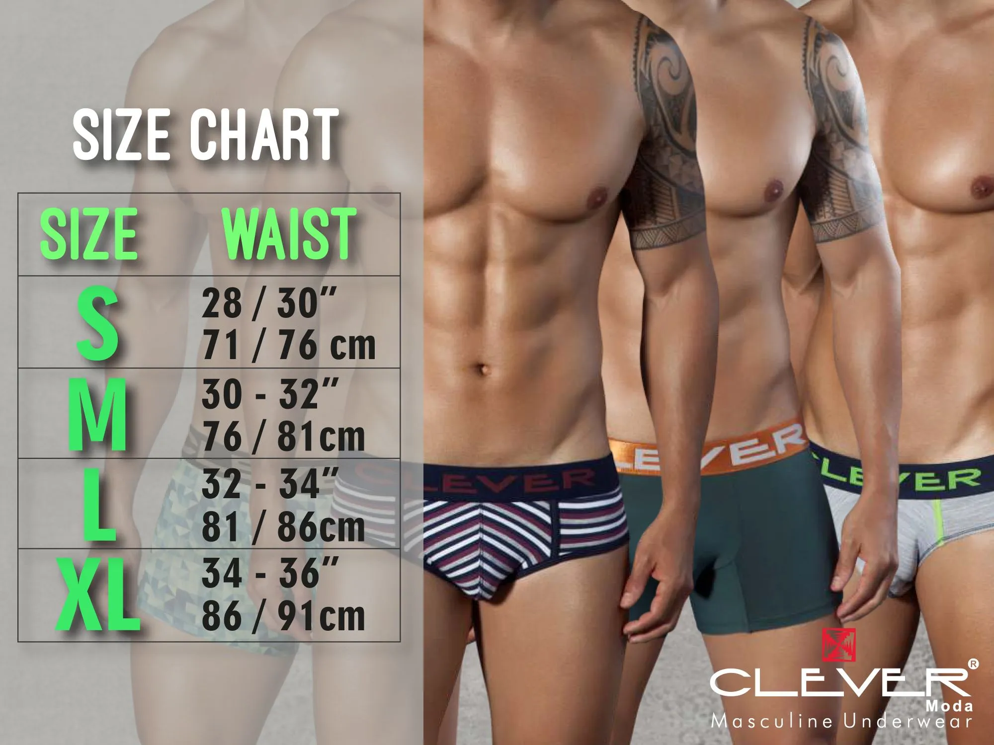 Clever 0699 Emiliano Swim Trunks Green Multi