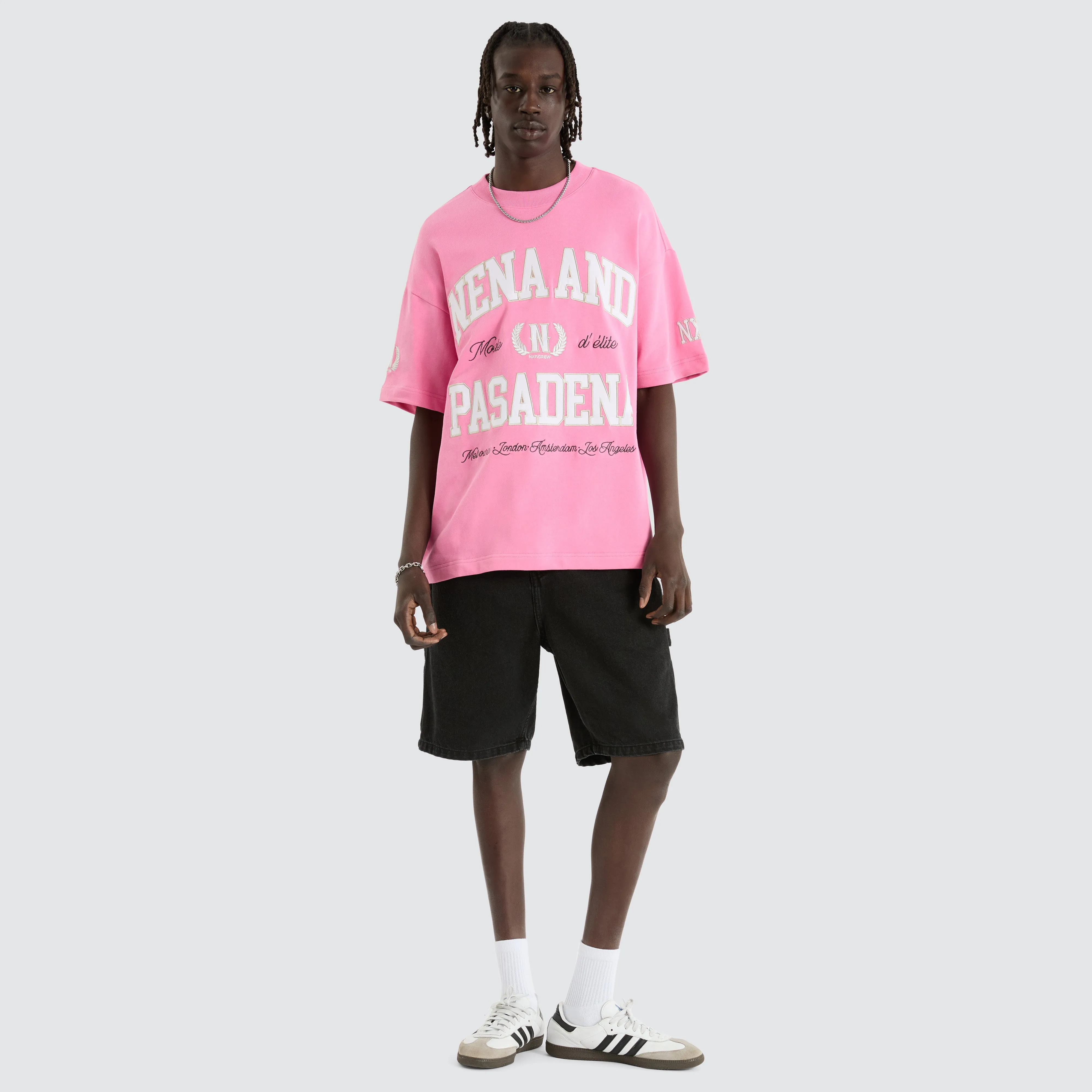 Club Loopback Raptor Tee Pink