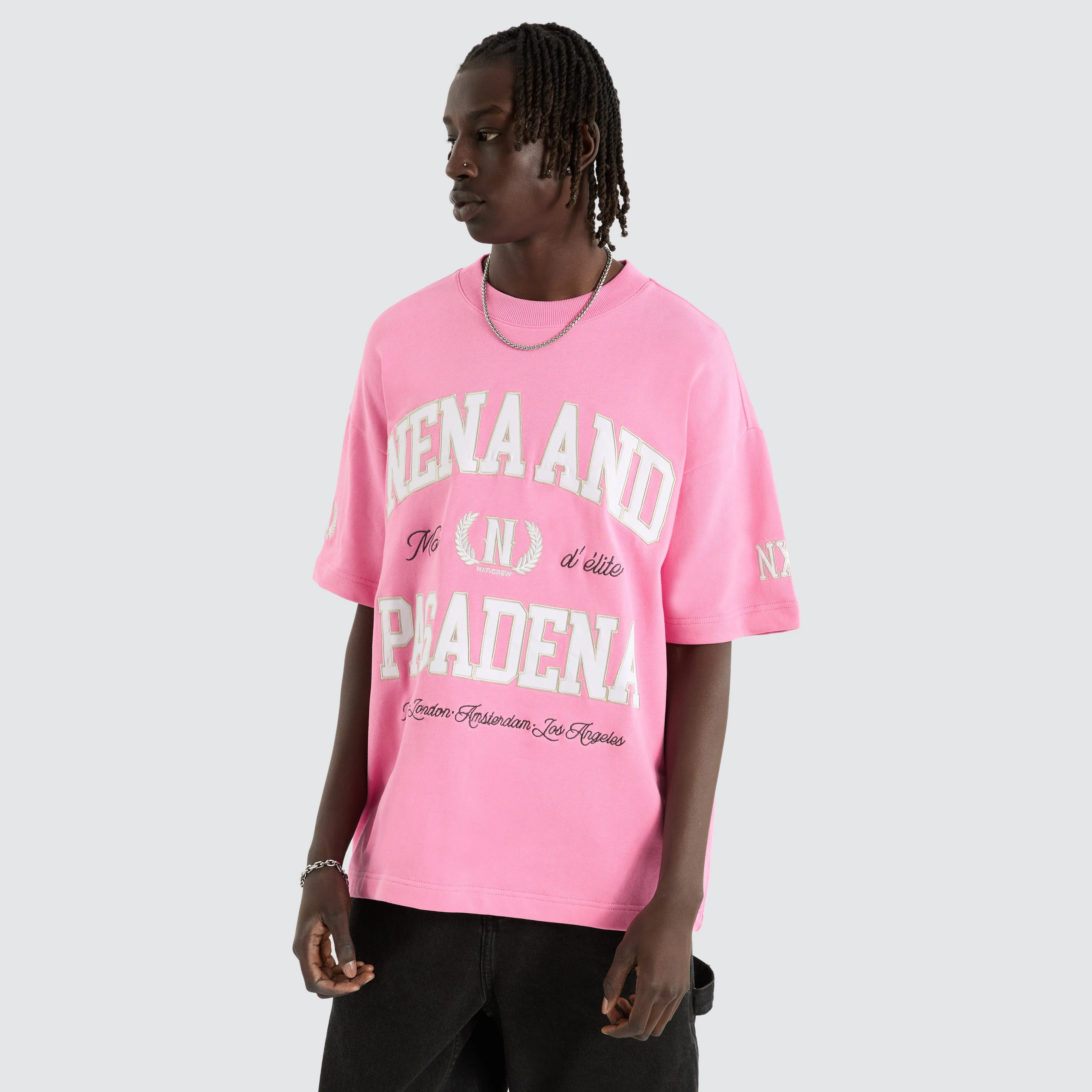 Club Loopback Raptor Tee Pink