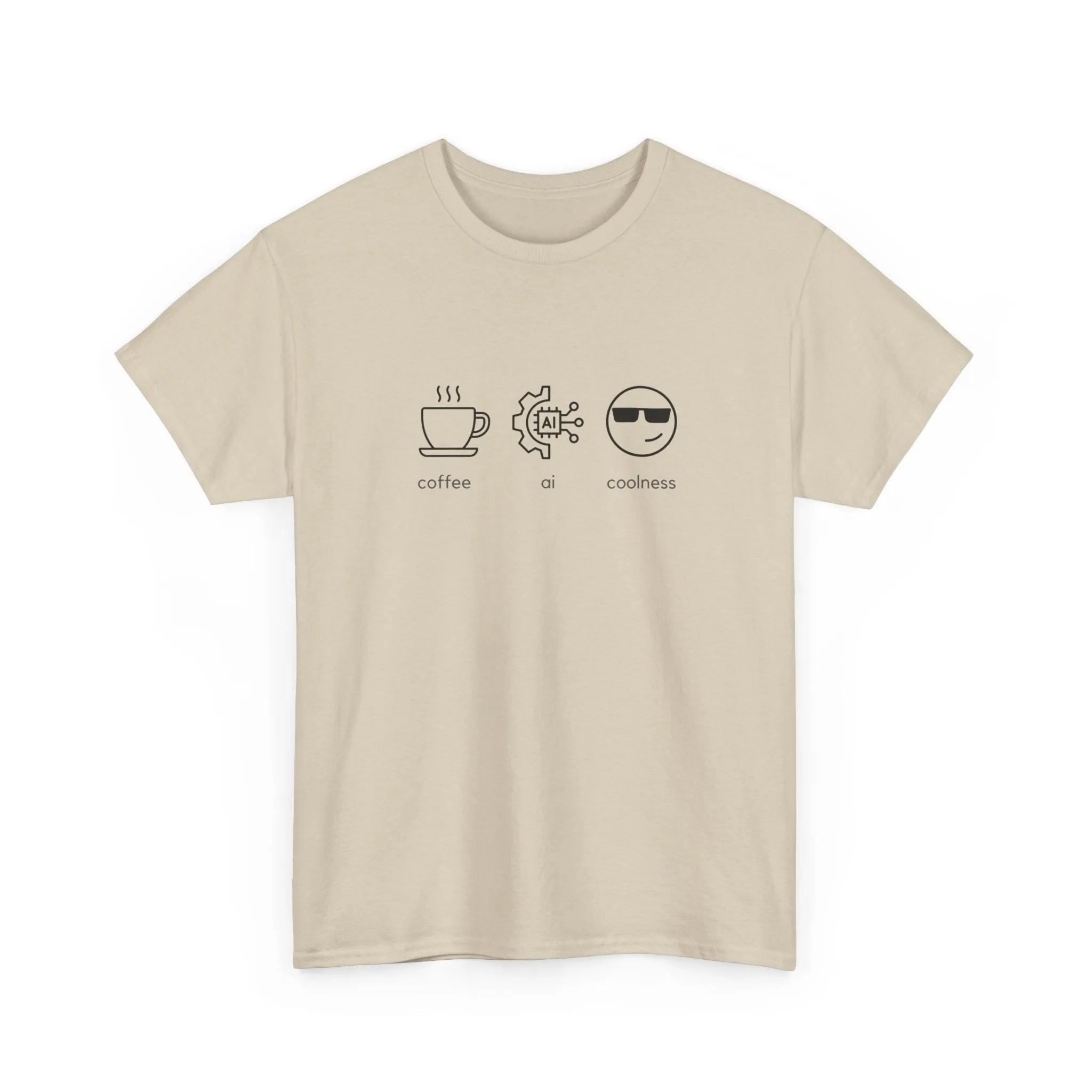 Coffee, AI, Coolness T-shirt | Unisex