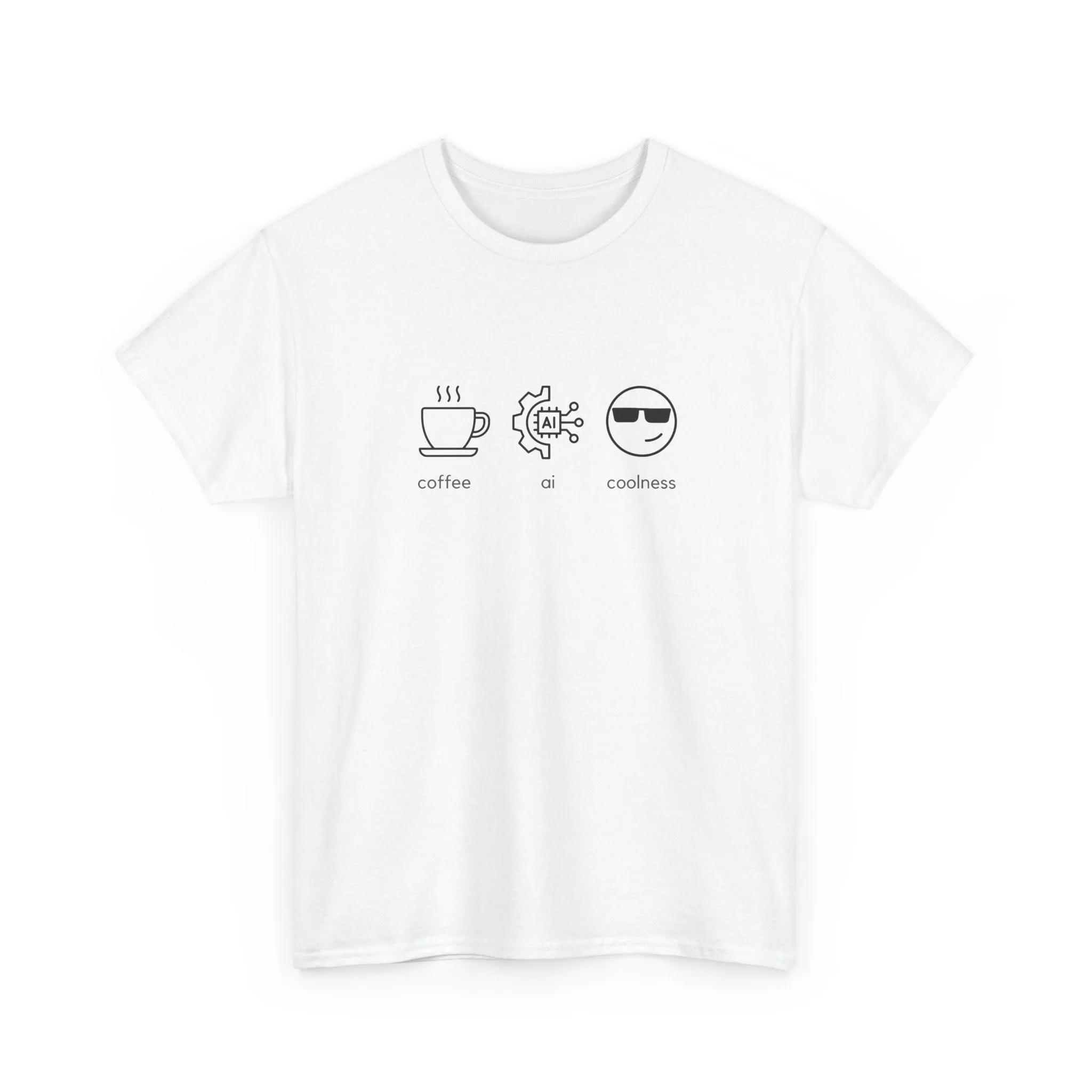 Coffee, AI, Coolness T-shirt | Unisex