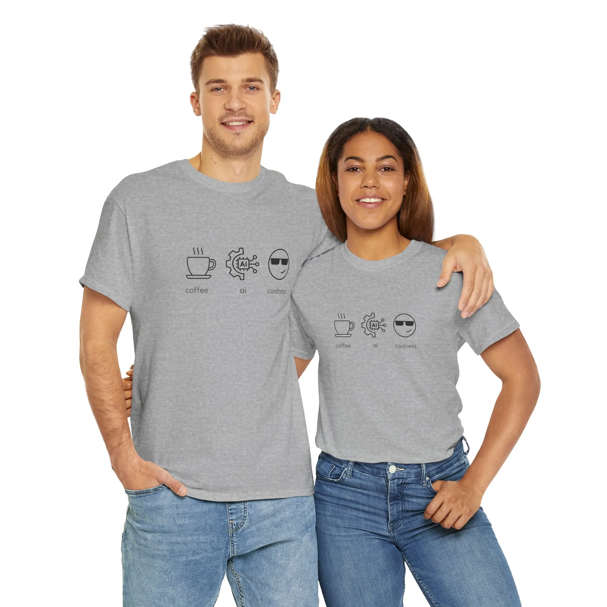 Coffee, AI, Coolness T-shirt | Unisex
