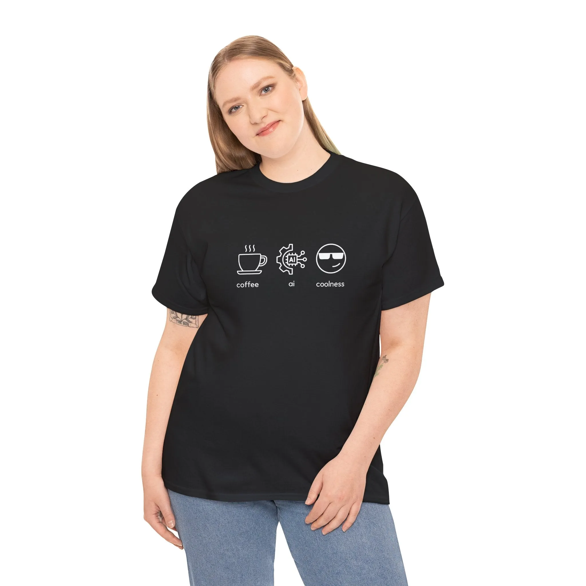 Coffee, AI, Coolness T-shirt | Unisex