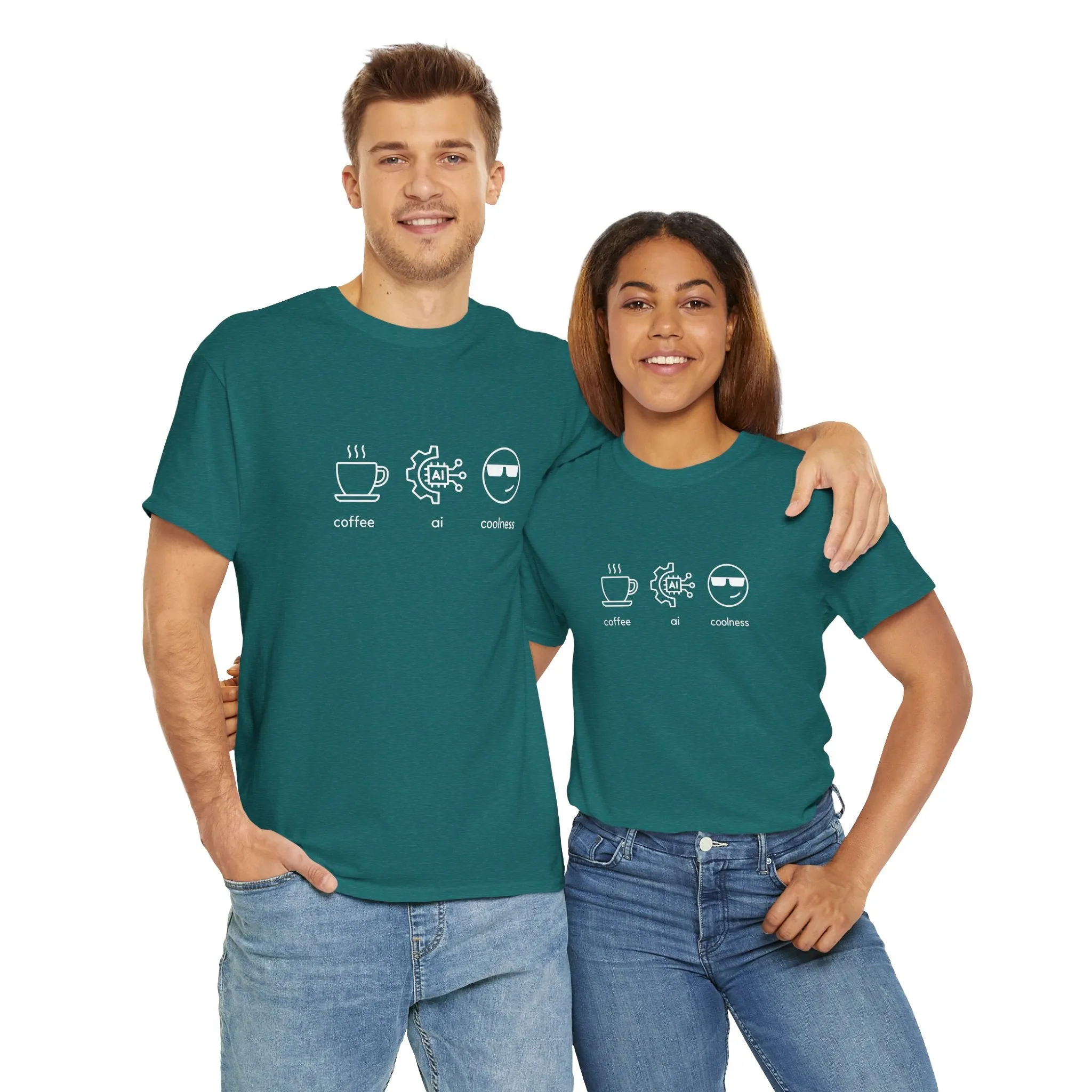 Coffee, AI, Coolness T-shirt | Unisex