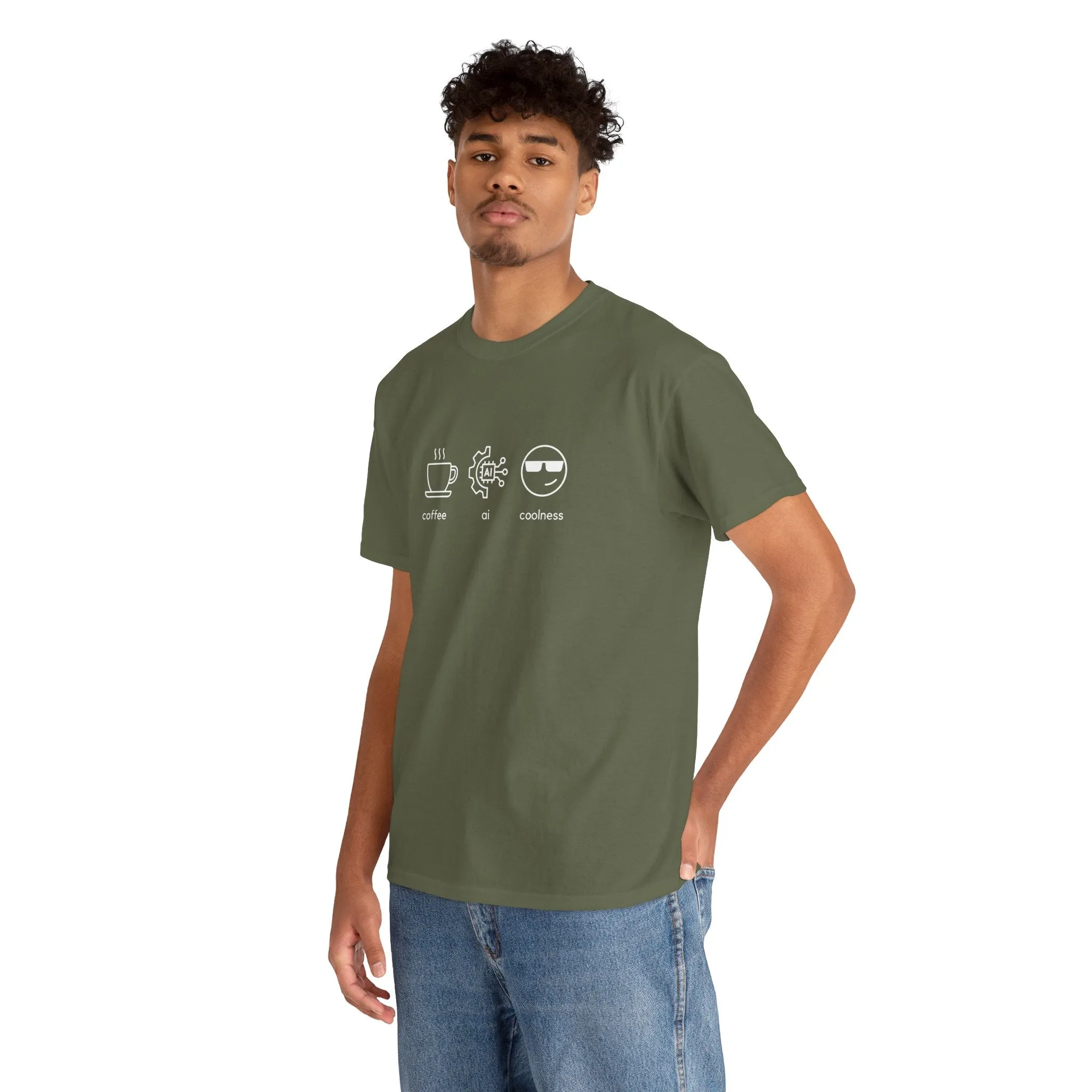 Coffee, AI, Coolness T-shirt | Unisex