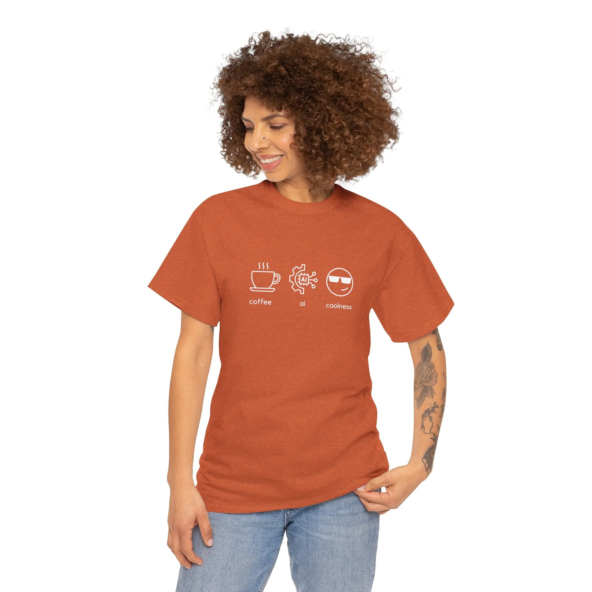 Coffee, AI, Coolness T-shirt | Unisex