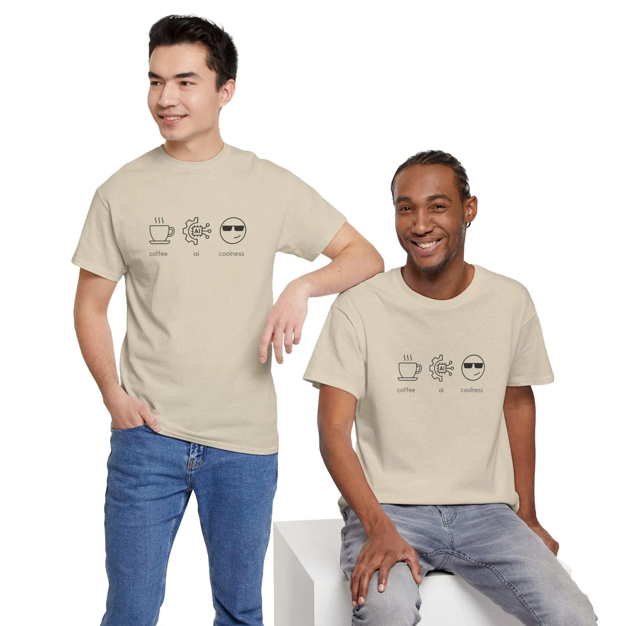 Coffee, AI, Coolness T-shirt | Unisex