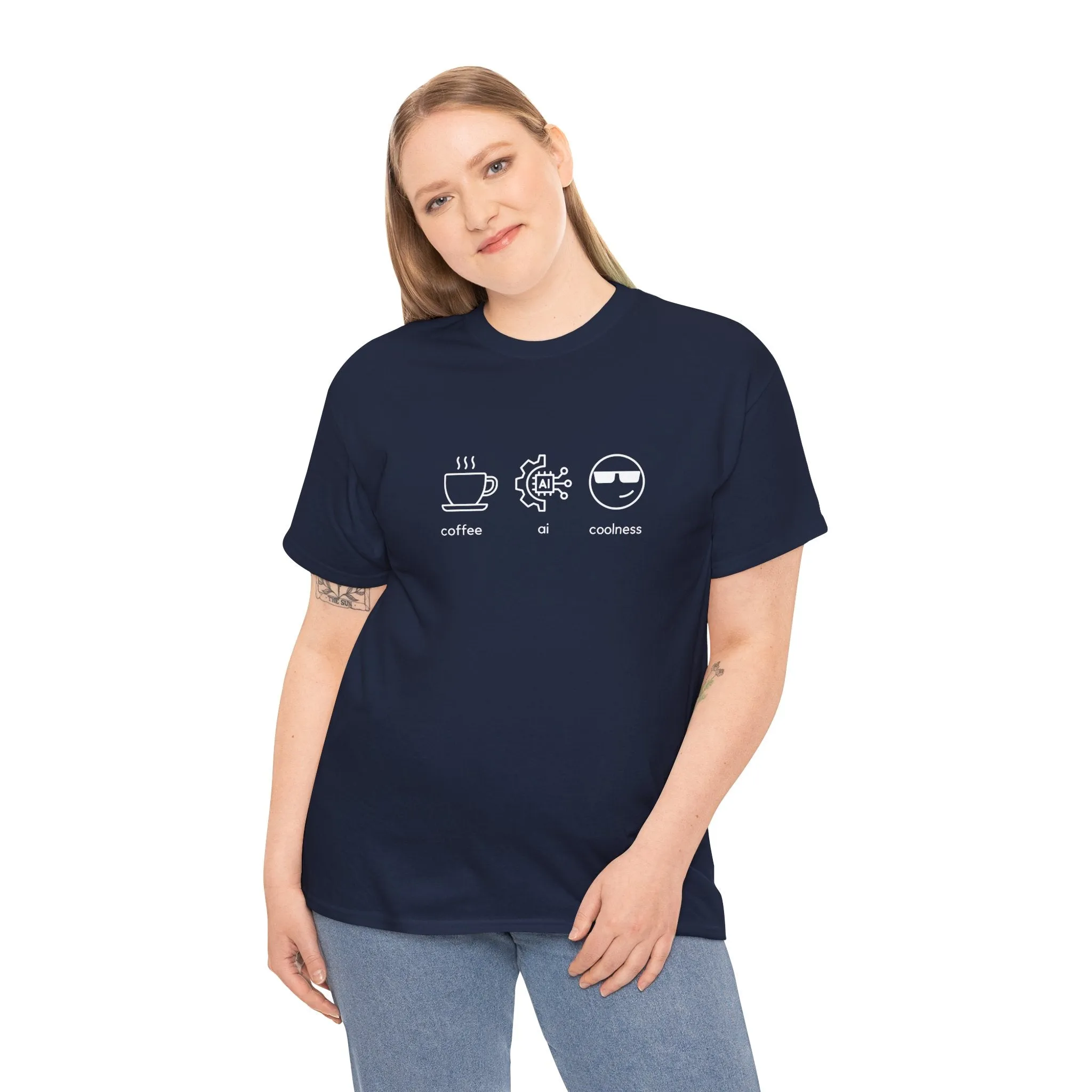 Coffee, AI, Coolness T-shirt | Unisex