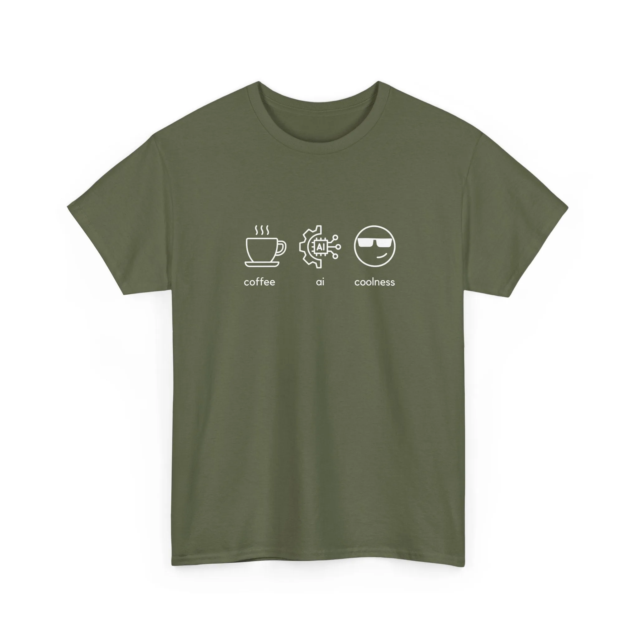 Coffee, AI, Coolness T-shirt | Unisex