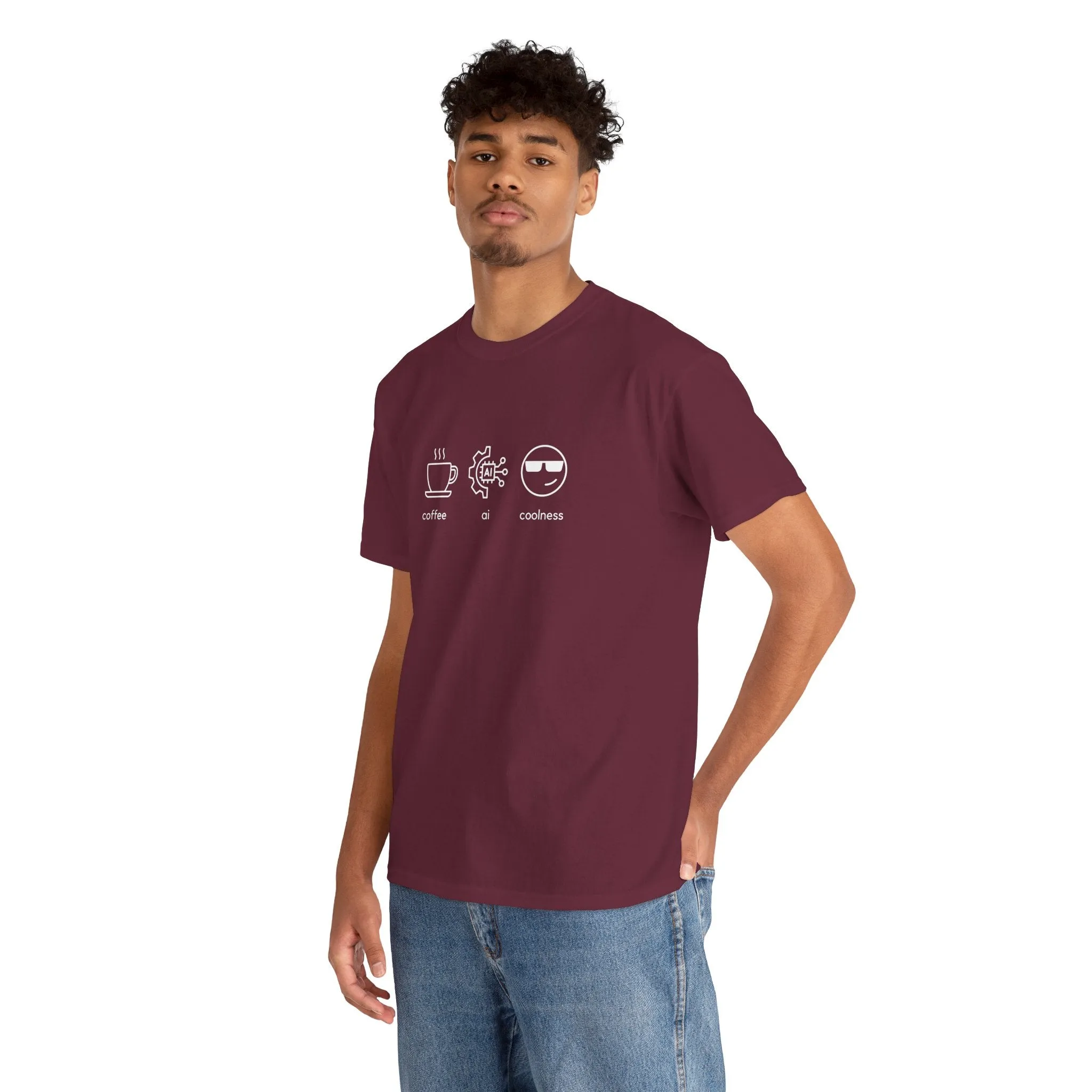 Coffee, AI, Coolness T-shirt | Unisex