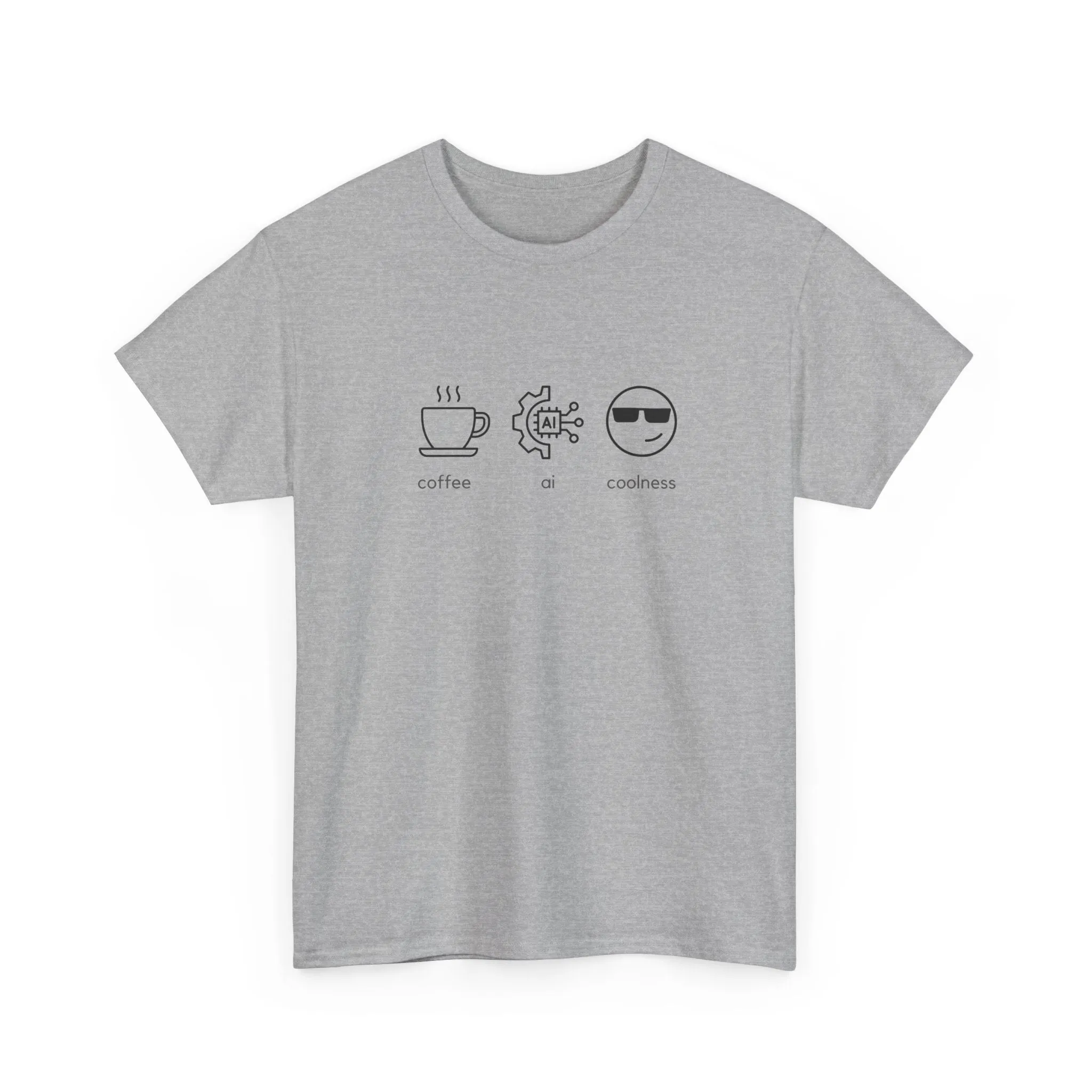 Coffee, AI, Coolness T-shirt | Unisex