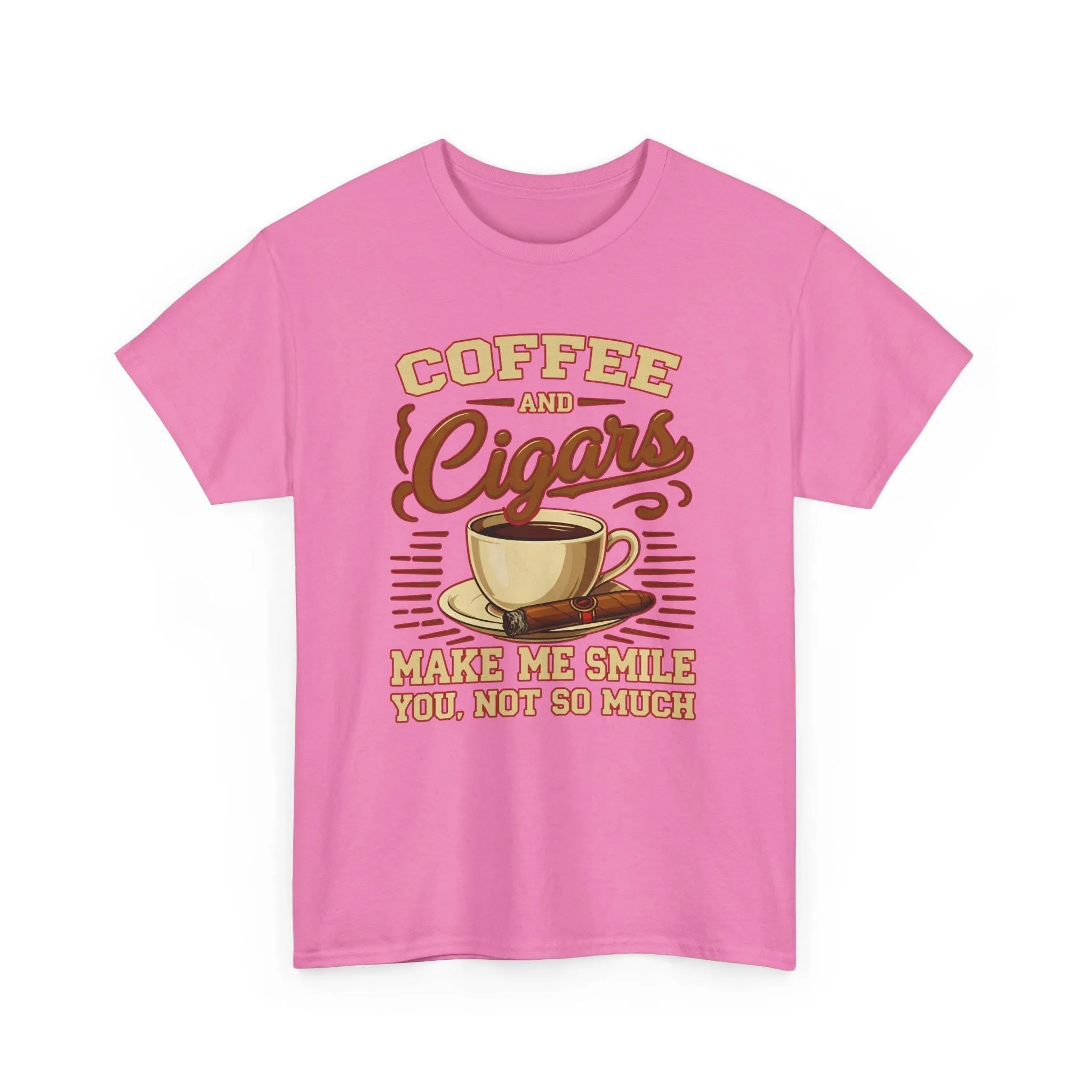 Coffee And Cigars Make Me Smile T-Shirt