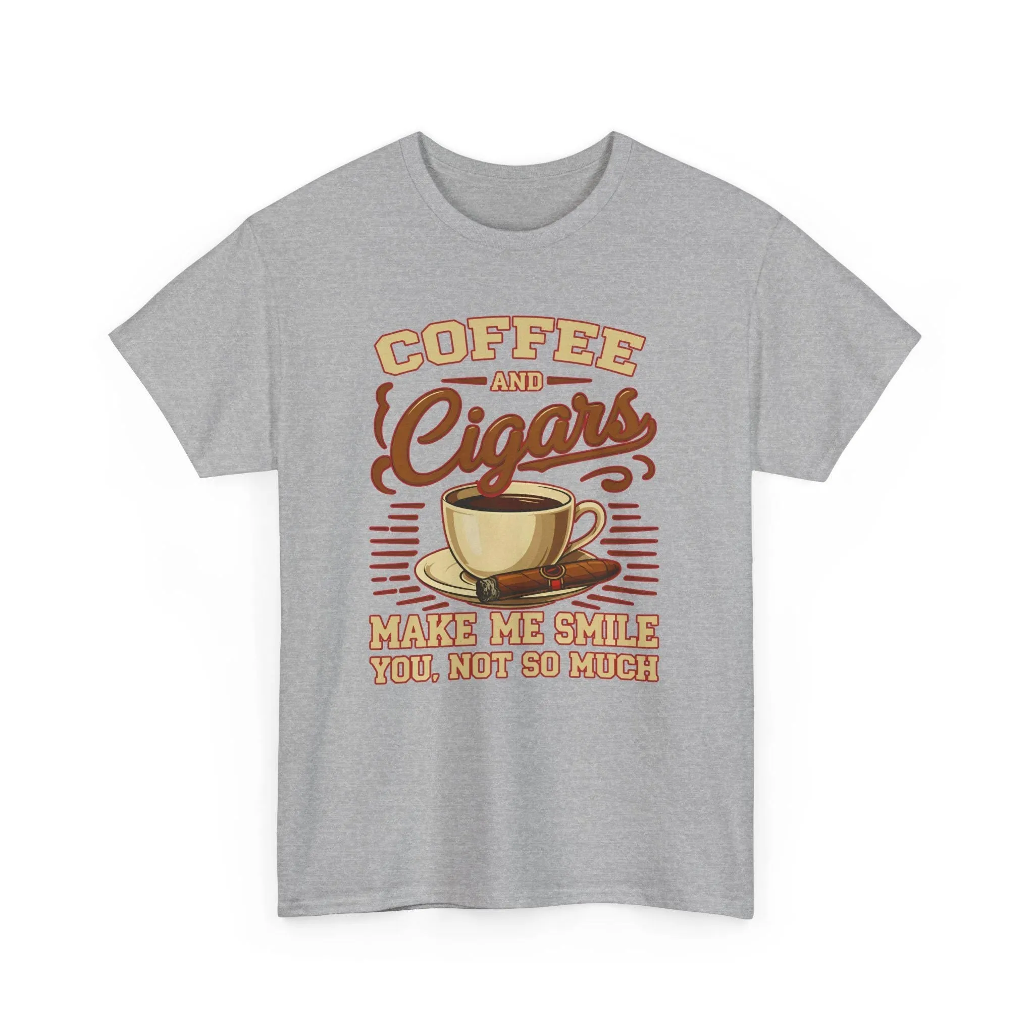 Coffee And Cigars Make Me Smile T-Shirt